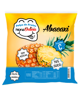 Polpa de frutas abacaxi